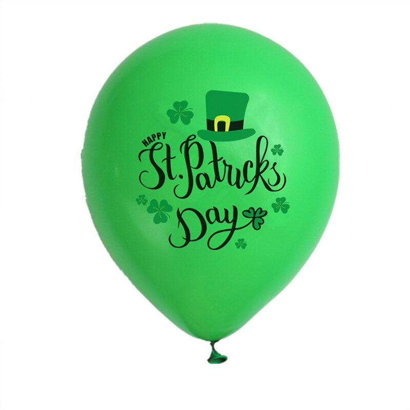 Ierse Partij Decoratie Banner Swallowtail Vlag Saint Patrick Party Ballon Decoratie Benodigdheden: 3-style-5pcs