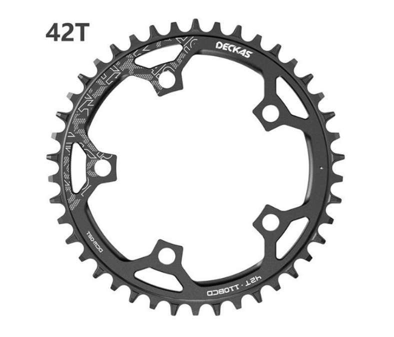 Deckas 110BCD Kettingblad Racefiets Smalle Grove 36T 38T 40T 42T 44T 46T 48T 50T 52T 110BCD 5 bouten fiets Kettingwiel: Bordeaux