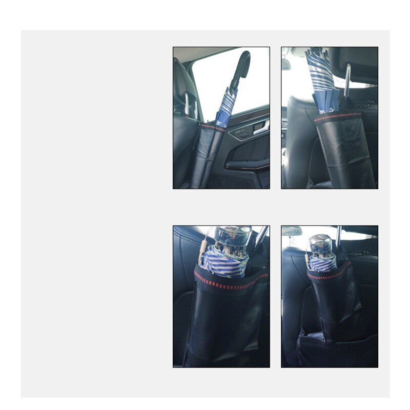 Bolso paraguas de coche impermeable plegable mango largo o corto soporte paraguas coche maletero organizador para paraguas