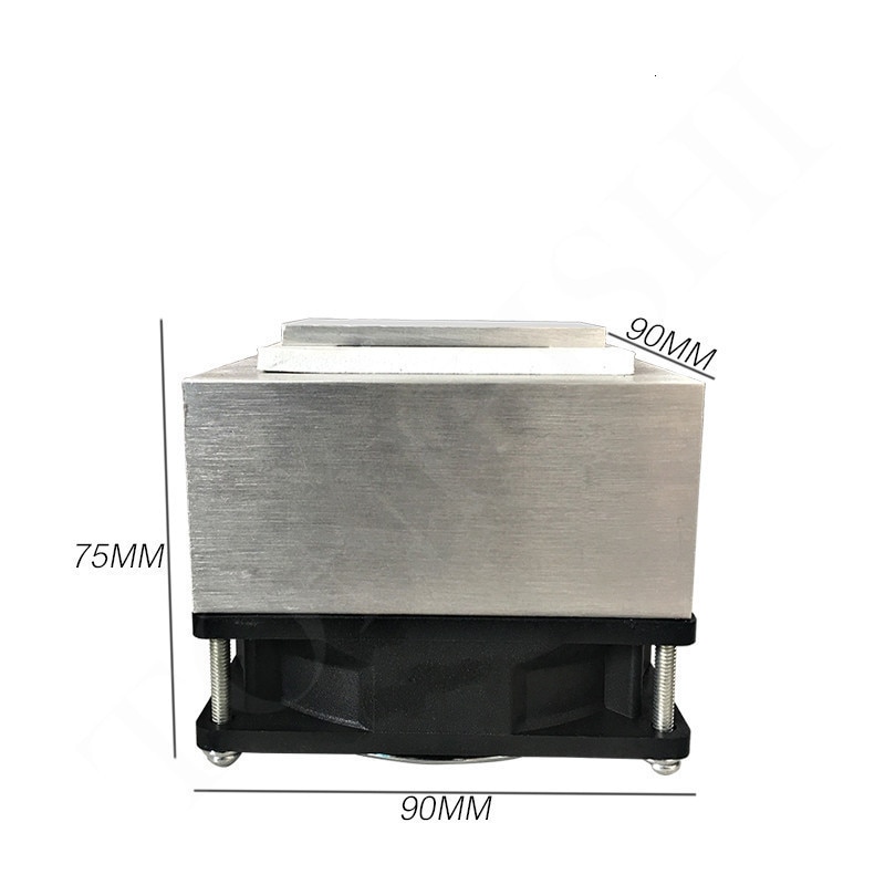 Small cooling system of semiconductor chiller 12 V electronic chiller plate self-made air cooling module XD-7081 60-72W