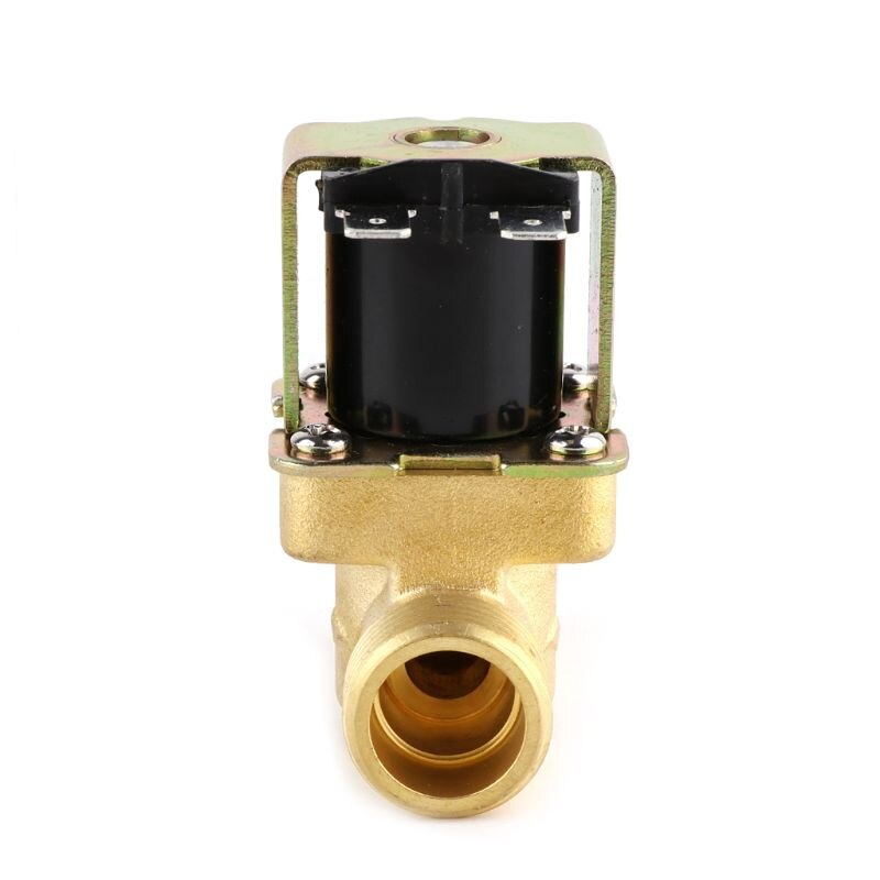 Válvula de solenoide da bobina do aquecedor de água solar dc12v da válvula de entrada da água quente do cobre normalmente fechado 4 pontos