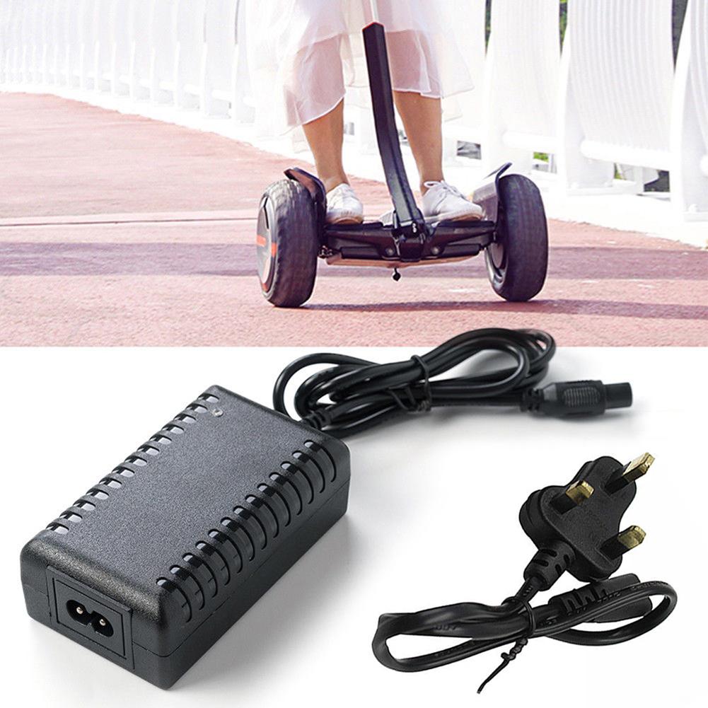 42v 2a universal batterioplader til skatebaord smart balancehjul 110-240v el-scooter adapter oplader eu / us / ukplug
