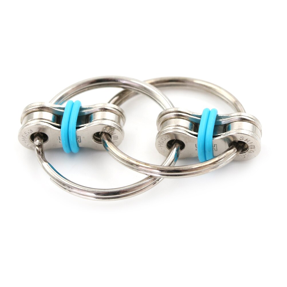 1 pezzo disponibile portachiavi Spinner a mano/Fidget Vent riduzione della pressione catena decompressione per adulti bavaglio giocattolo e scherzi pratici: LB