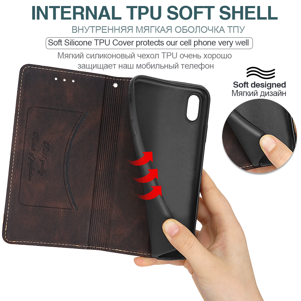Flip Wallet Case for Doogee N10 N20 N30 N40 Pro Y9 Plus X95 X96 Pro X55 Shoot 1 Cover Leather Book Magnet Phone Bag Coque Funda