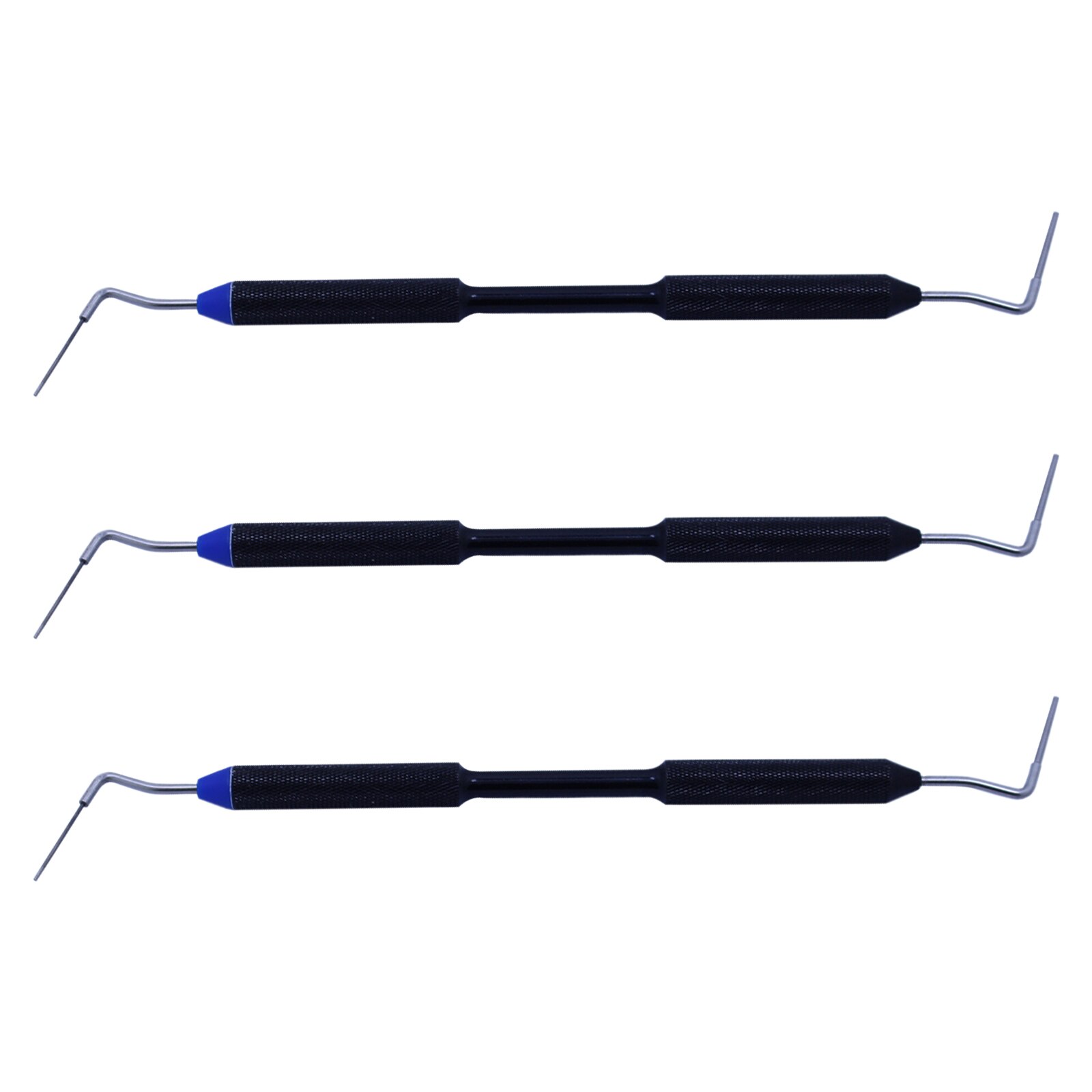 Dental Sybronendo Endo Buchanan Hand Plugger Nickel-titanium/Stainless Steel end Tip Fill Obturation Size 0,1,2: 3 Pcs Blue