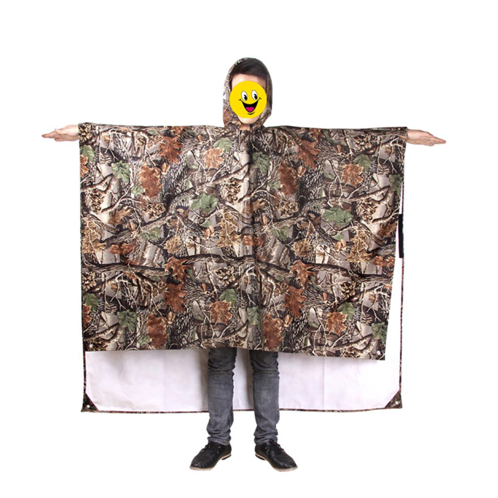 Chubasquero 3 en 1 para exteriores, mochila multifuncional, cubierta de lluvia, alfombra impermeable para tienda, toldo para escalada, ciclismo, senderismo, 1 unidad: NO. 5