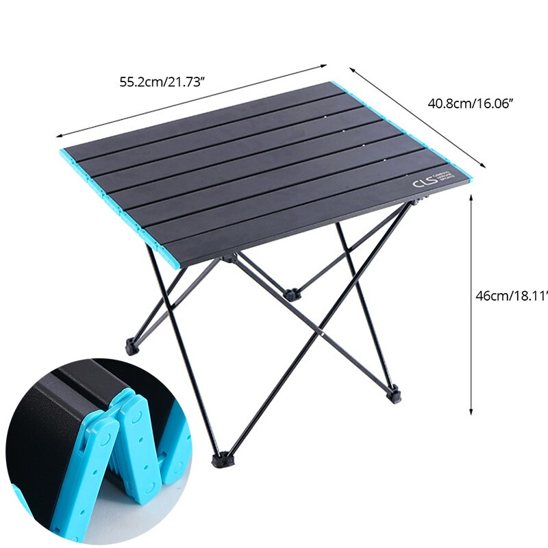 Outdoor Foldable Table Ultralight Aluminum Portable Camping Beach Garden BBQ Fishing Picnic Desk Collapsible Computer Tables