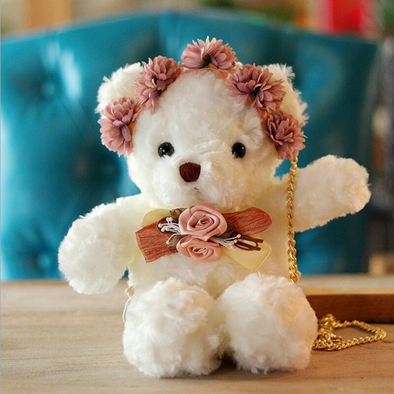 Oryginalny Lolita niedźwiedź torba nowe kobiety cały mecz miękki miś torba silnik wibracyjny robić telefonu torebka lalka miś torba MAGOGO