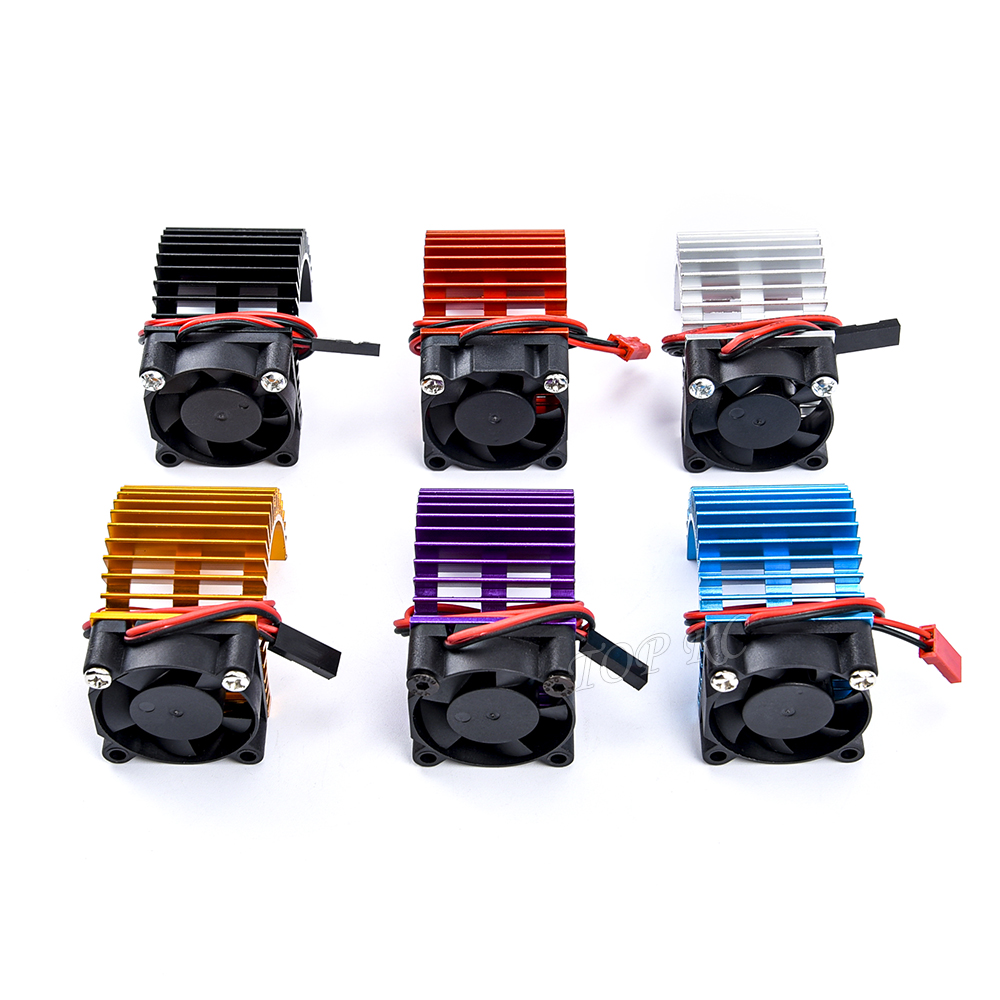 Bürstenlosen Motor- Kühlkörper + Lüfter Kühlung 380/540 Kühlkörper Abdeckung Elektrische Motor- Für RC modell Auto HSP 7014