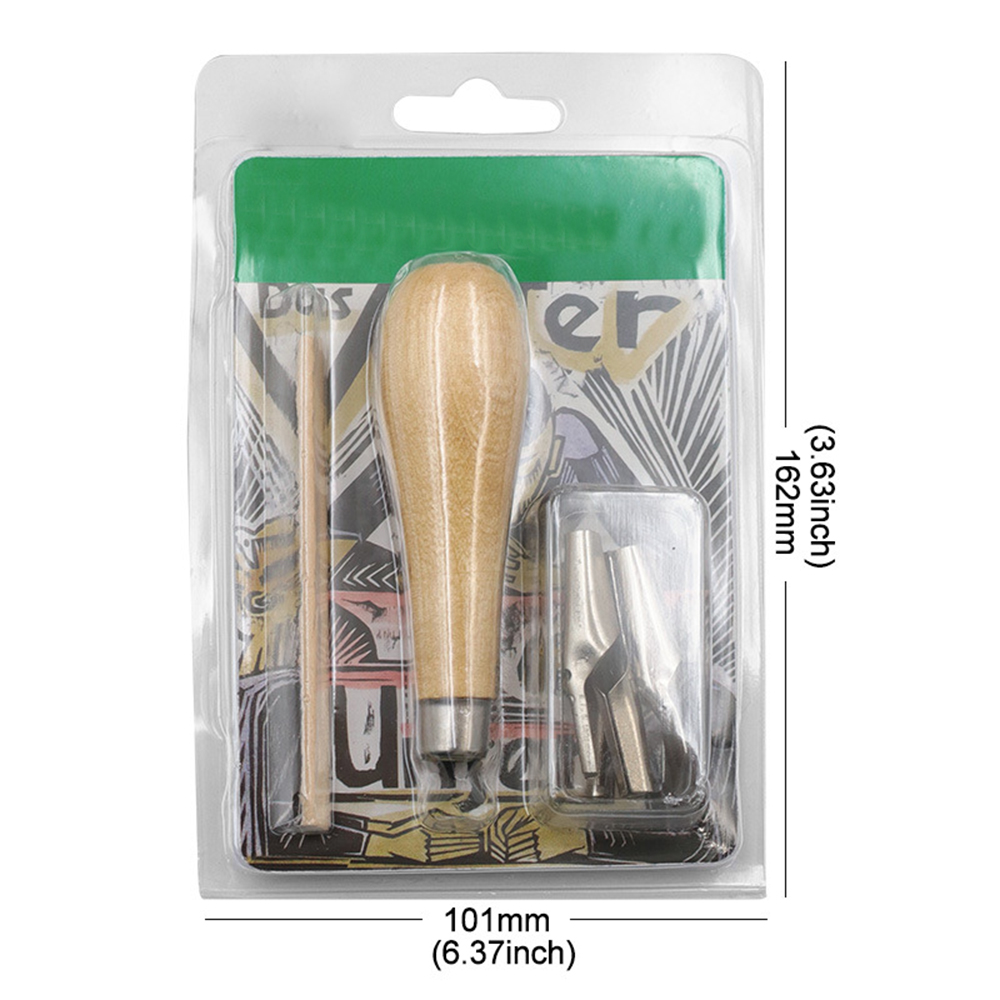 7-in-1-Schnitzwerkzeug, praktisches Gravurmesser-Set, DIY, tragbar, ABS, LInoleum-Schneider, Kunstbedarf, ergonomische Schulgravur