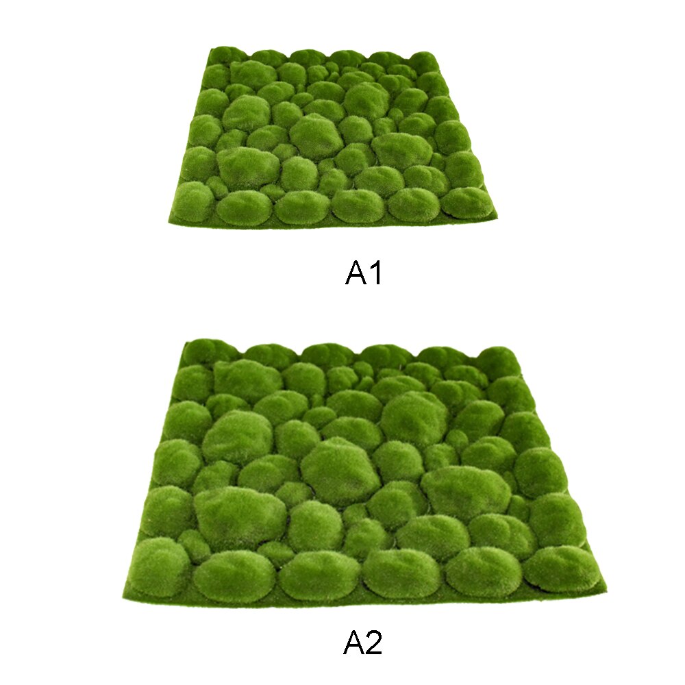 29/50cm cuadrado césped Planta Artificial hogar planta de simulación Fondo pared musgo para césped verde Sod decoración de ventanas interiores