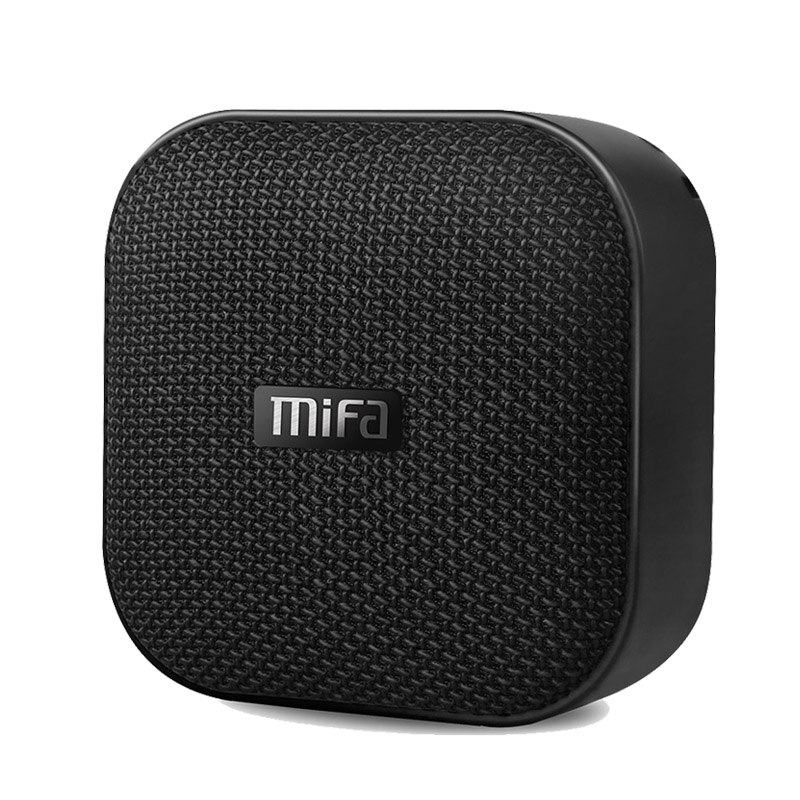 Mifa A1 Mini altavoz inalámbrico Portátil con Bluetooth a prueba de agua manos libres altavoces de música estéreo para teléfono al aire libre altavoces para camping: BLACK