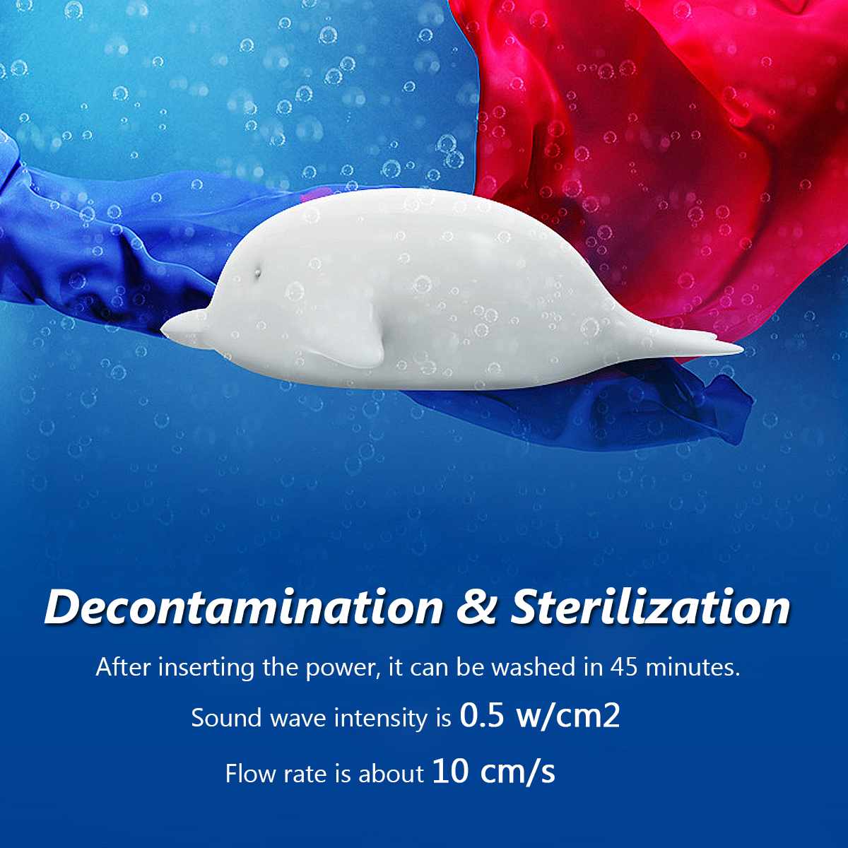 Ultrasonic Mini Portable Laundry Washing Machine Washer Cleaner Multi-functional Cleanser for Clothes,for jewel