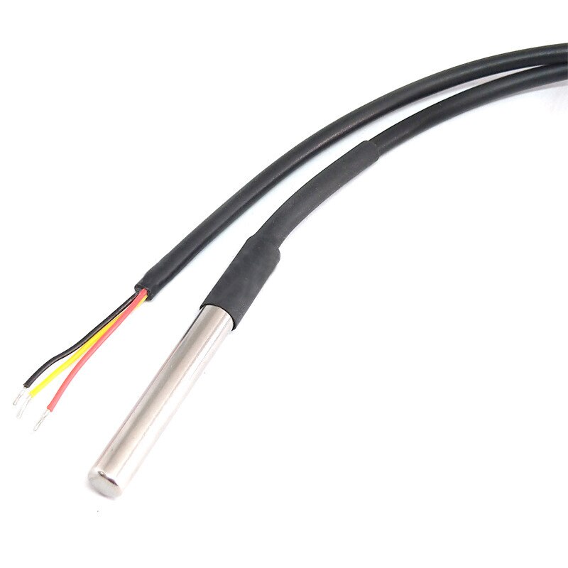 0.5m/1m/2m/2.5m/3m DS18B20 DS18S20 NTC 10K 1% 3950 Waterproof Digital Temperature Sensor Probe NTC Thermistor Thermal Cable