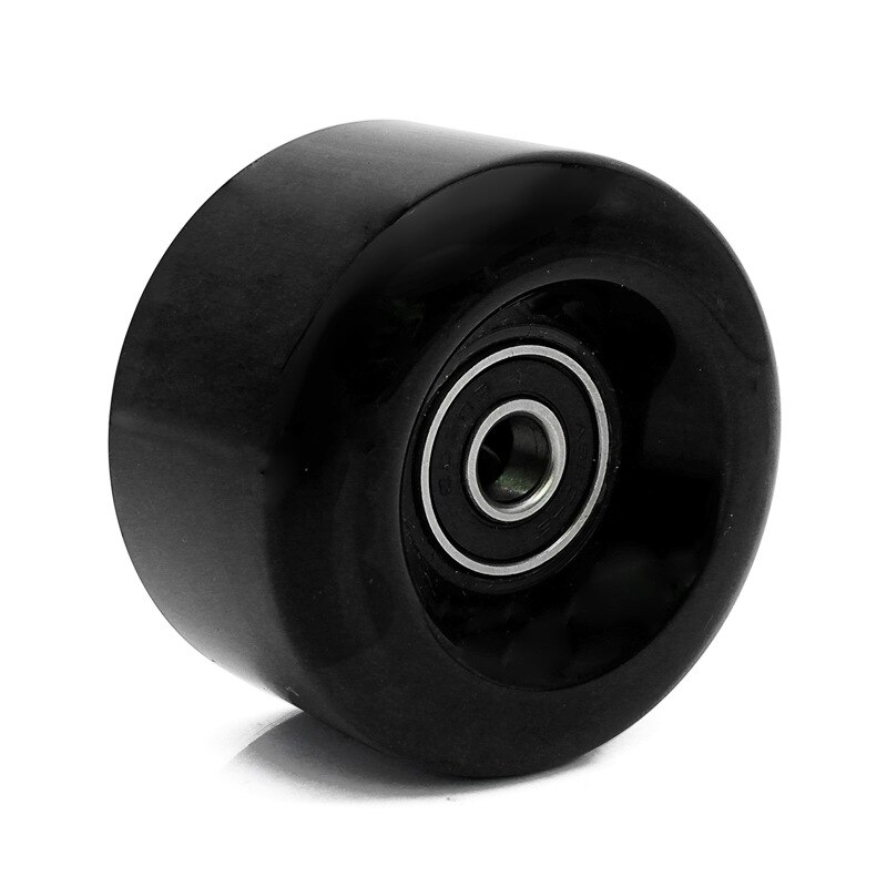 Pu Rubber Skate Wheels 4 Pcs/Set Hardwearing Roller Skate Wheels Sliding Skating Quad Roller Skateboard Skates Accessories: black