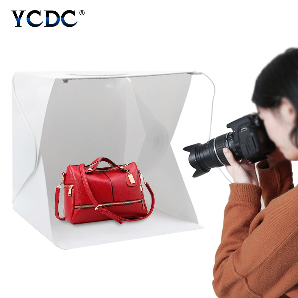 Photo Light Tent - 24/30/40cm - LED Studio Box - USB Powered - Foldable - Photography Softbox