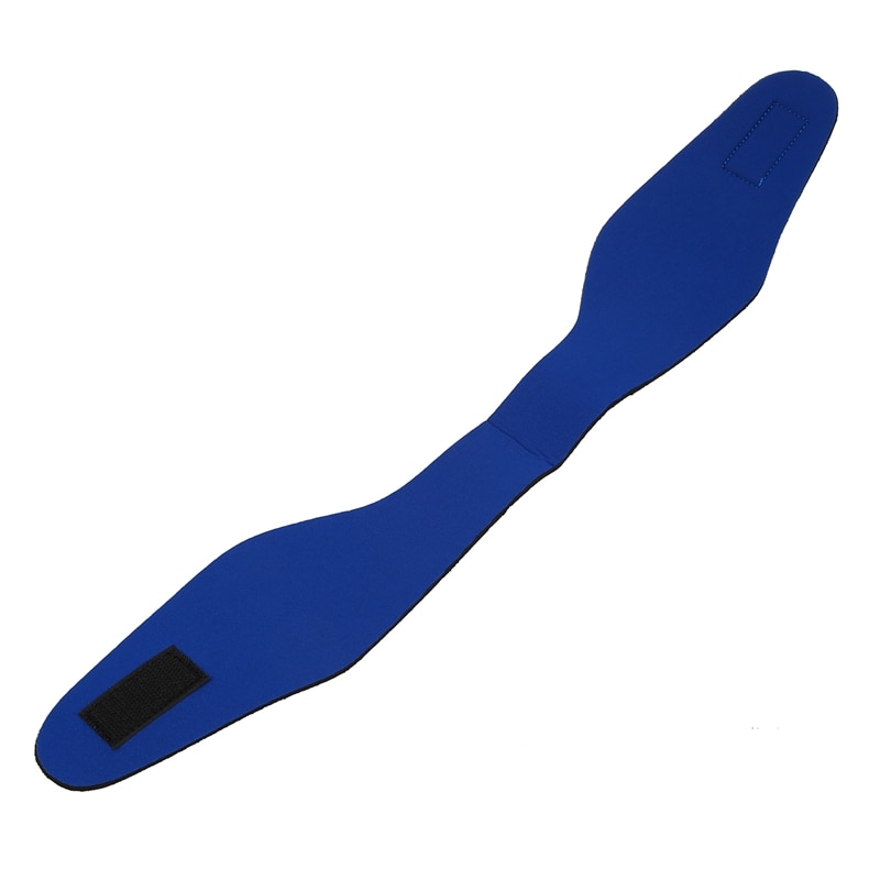 Natação orelha faixa de cabelo para homens adultos crianças neoprene faixa de ouvido natação protetor de água engrenagem cabeça banda (azul/m)