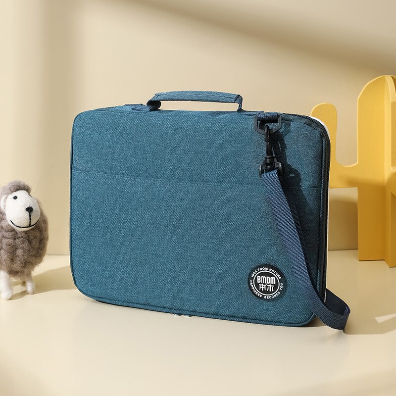 Sac à main pour planche à dessin, sac à bandoulière Portable avec sangle réglable, sac de rangement pour grand tapis de croquis de peinture: Cationic navy blue