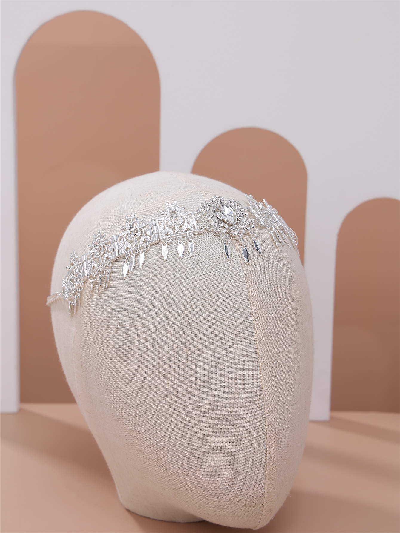 Arabian Bride Crown Hair Accessories Fine Jewelry Wedding Dress Crystal Headpiece Hair Clip