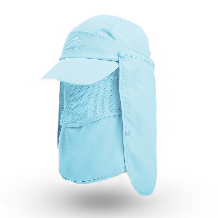 Gorra de pesca al aire libre para hombre, gorra de béisbol de secado rápido, anti ultravioleta, protector solar: Marfíl