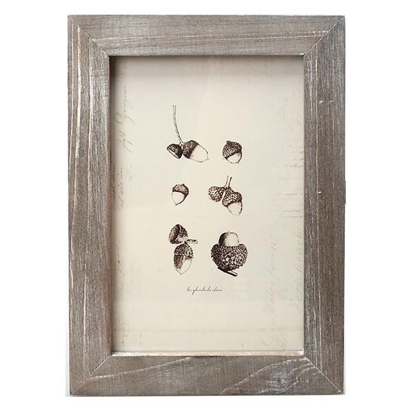 Marco de fotos Vintage familiar cálido de 6 pulgadas para decoración del hogar marcos de fotos de boda de madera Vintage con forma Irregular marco familiar: C