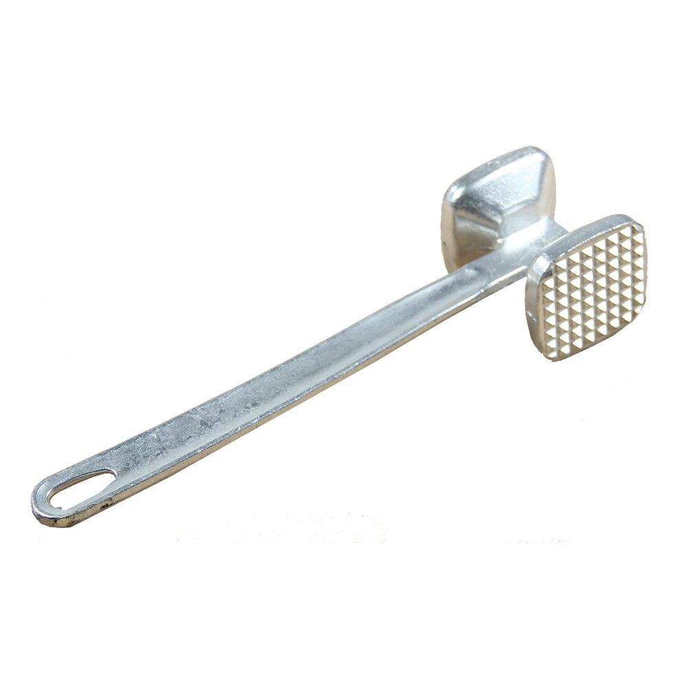 Best Verkopende Zilveren Twee Kanten Aluminium Ronde Vlees Hamer Mallet Tenderizer Rundvlees Varkensvlees Kip Beater