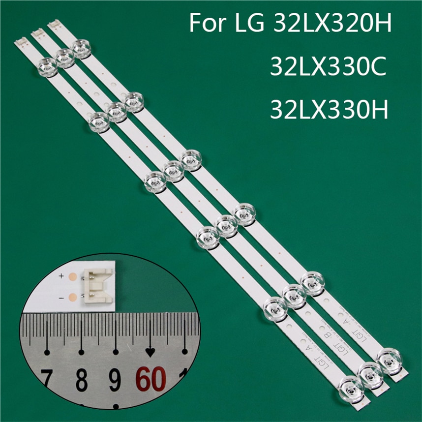 LED TV Illumination Part Replacement For LG 32LX330C-ZA 32LX320H-ZA 32LX330H-ZA LED Bar Backlight Strip Line Ruler DRT3.0 32 A B