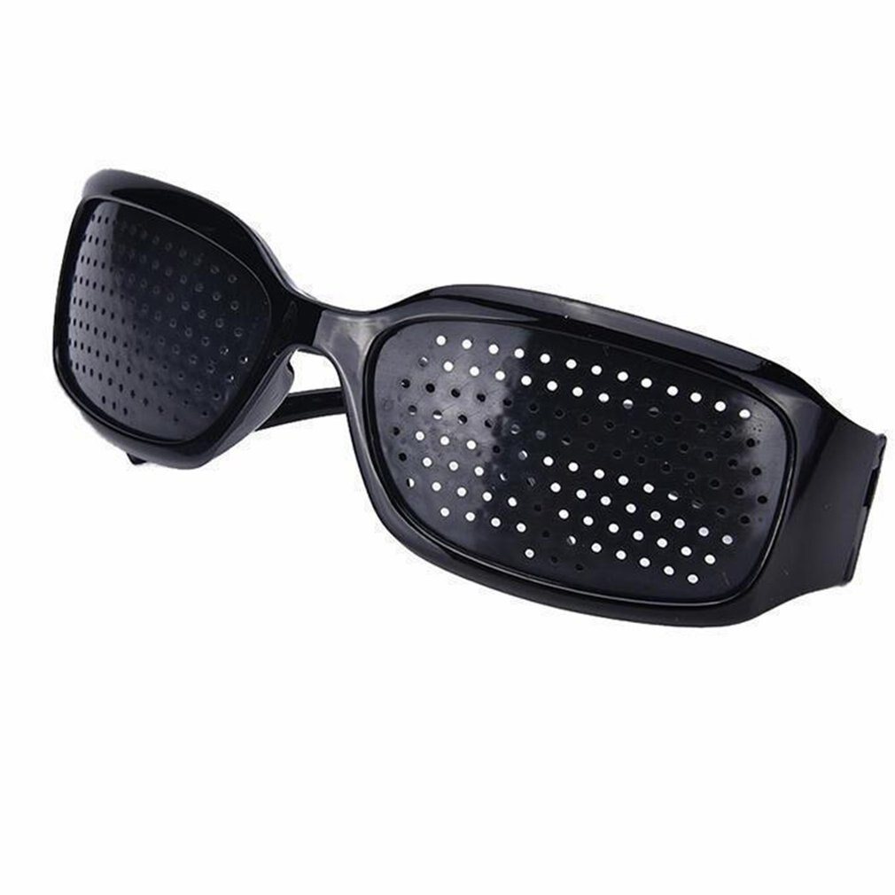 Unisex cuidado de la visión estenopeicas gafas pequeñas Anti-fatiga protección ocular lentes visión cuidado correctivo mejorar estenopeica 1 pieza: Default Title