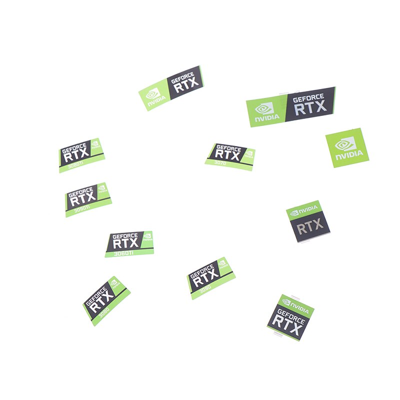RTX 3090TI 3080TI 3070 3060 desktop sticker laptop graphics card label Laptop Desktop Label