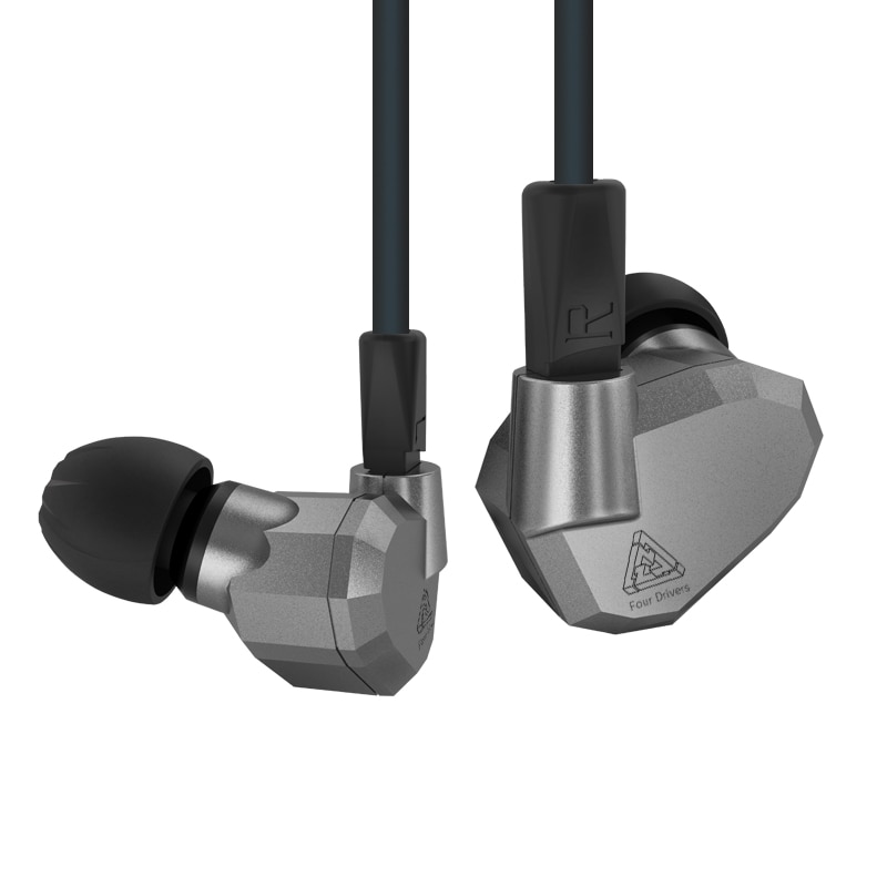 KZ ZS5 Oortelefoon 2DD + 2BA Hybride technologie Driver In Ear Monitor Headset Noise Cancelling HiFi Muziek Oordopjes Met Microfoon