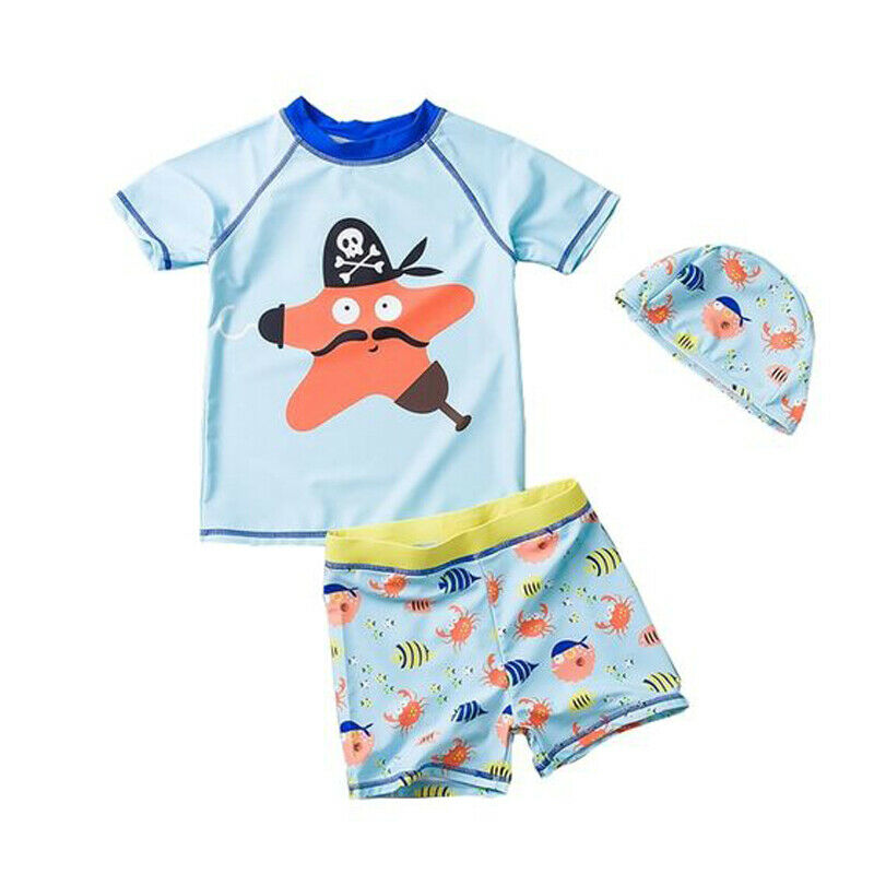 Toddler Baby Boy Kid Swimsuit Bathing Tankini Bikini Set Swimwear Beachwear 1-5Y