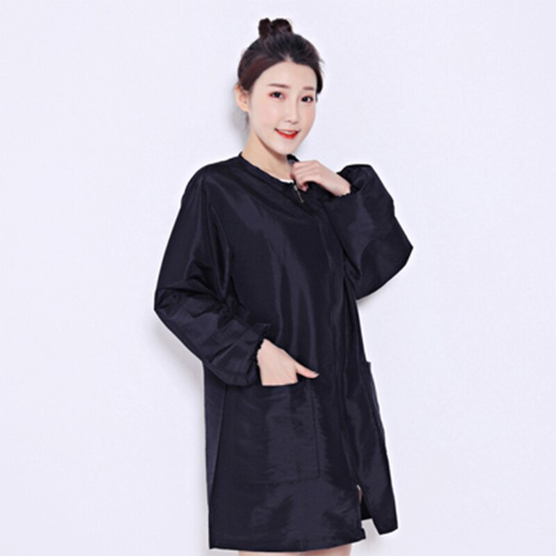 Long sheeves Salons Hairdressing Cape for Hair Cutting Cooking Kitchen Apron Barber Dyeing Cape Hairdresser Cloth Hair Styling