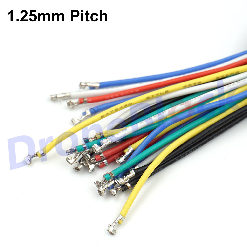 24 Stück/viel 6 Farben vorgekrimpte Kabel 10 cm SPRacing F3 Pixhawk apm Omnibus CC3D Kamera VTX Telemetrie OSD Siliziumdraht