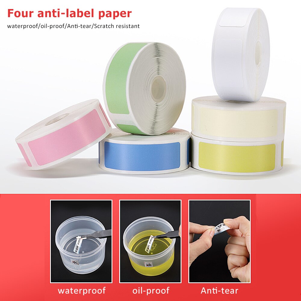 Thermische Printing Label Multifunctionele Papier Prijs Naam Labels Supermarkt Waterdicht Anti-Olie Pure Kleur Krasbestendig Label
