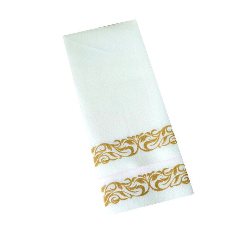 100 Stks/zak Bloemen Gedrukt Party Tissue Western Restaurant Servetten Decoupage Gedrukt Papier Servet Bruiloft Verjaardag Feestartikelen