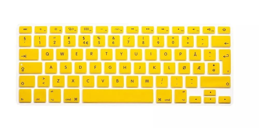 Norwegian Silicone Euro EU Keyboard Silicone Keyboard Cover For Apple macbook Air Pro Retina 13 15 17 For Mac Book Laptop Skin