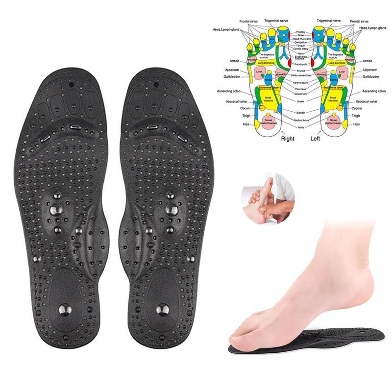 Magnetische Silicone Gel Inlegzolen Gewichtsverlies Therapie Afslanken Schoenen Voet Massage Ondersteuning Acupressuur Therapie Pad Arch Pads Ins I0S1