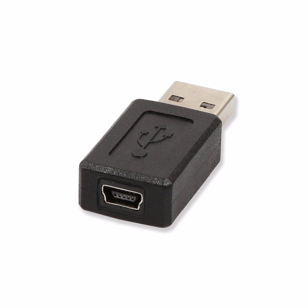 2 unids/lote USB 2,0 A macho A USB B Mini 5 Pin hembra Adaptador convertidor