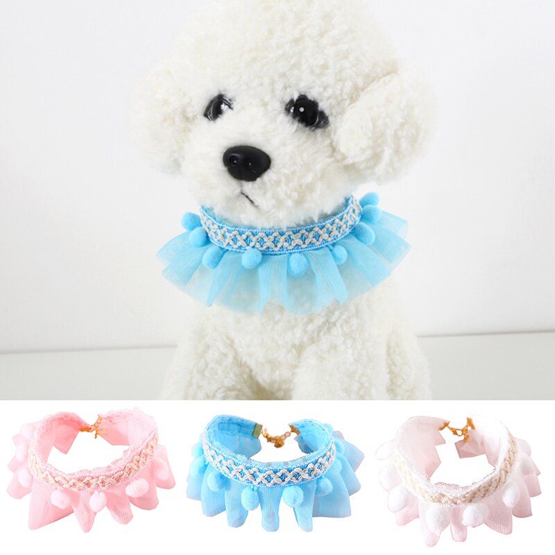 Zachte Pluche Bal Huisdier Kraag Kleurrijke Leuke Pompom Hond Kat Ketting Zoete Puppy Kitten Sjaals Grooming Decor Tools Dierbenodigdheden