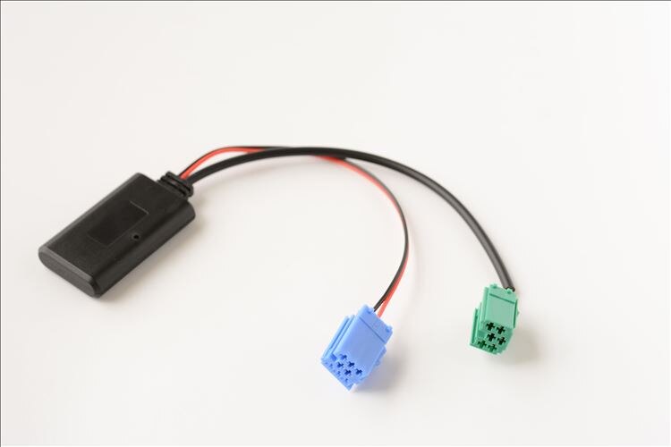 Car Factory Stereo Bluetooth 5.0 Audio Music Adapter Phone Call Handsfree AUX-IN ISO 6Pin for Renault Radio Updatelist: Red