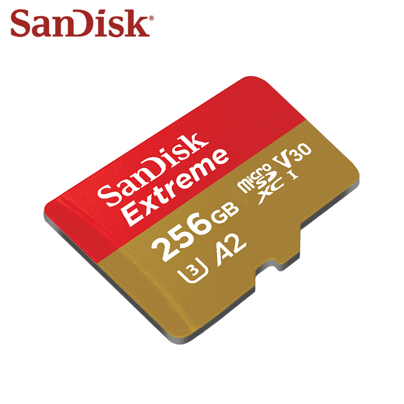SanDisk Extreme U3 V30 A2 microSDXC Memory Card 1TB 512GB 256GB 128GB 64GB 32GB Class 10 Micro SD Card Microsd Flash TF Cards