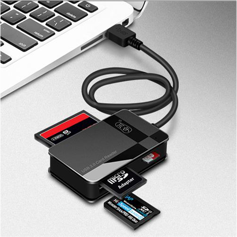 Kawau All in One Memory Card Reader MINI USB 3.0 OTG Micro SD/SDXC TF Card Reader Adapter for PC Laptop Computer C399/C368