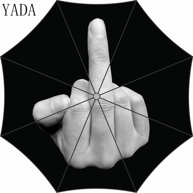 Grappige Houten Vinger Broche, Handgemaakte Flippable