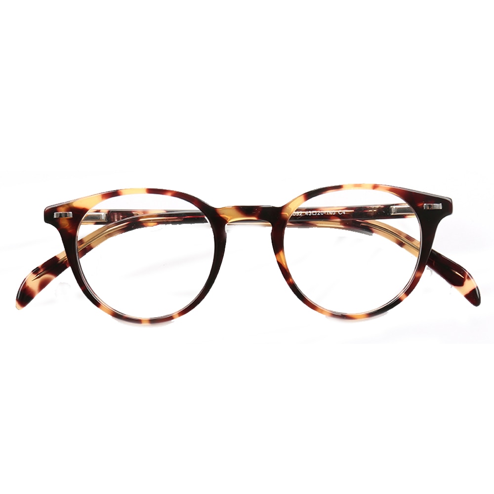 Women Round Stylish Retro glasses frames men eyeglass frame Tortoise Eyeglasses frames Striped light Acetate eyewear