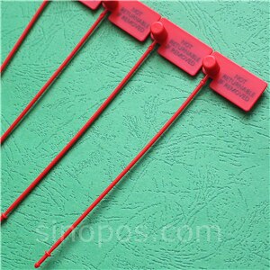 Returns Control Security Seals Flag Tag, plastic loop lock secure tie garment shoes bag label fastener not returnable if removed: Red