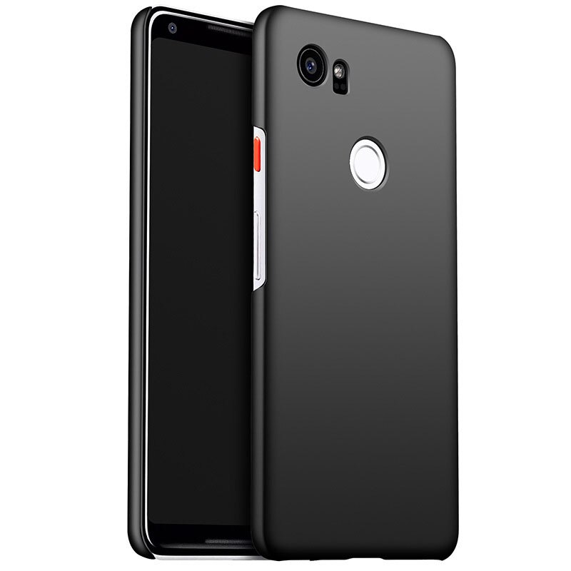 per il caso di Google pixel 2 XL pixel2xl Dura del PC sottile Opaca di Protezione Della Pelle della copertura Posteriore di casi di sFor Google pixel 2XL da 6.0 pollici della copertura borse: nero