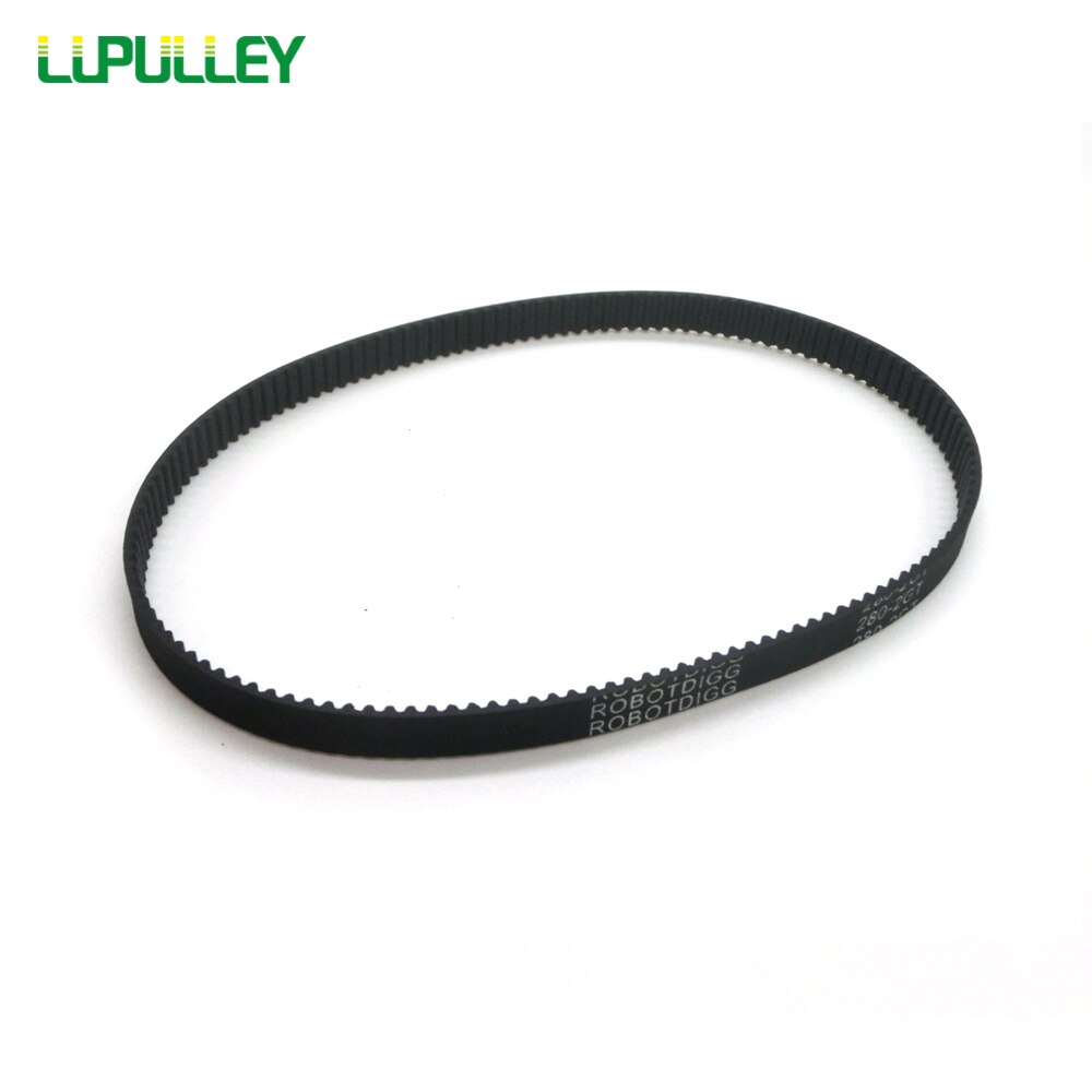 LUPULLEY GT2 Zahnriemen 2GT Synchron Gürtel Rolle Tonhöhe Länge GT2-140/150/154/158/160/ 172/180/188/190/192/194mm Breite 6mm