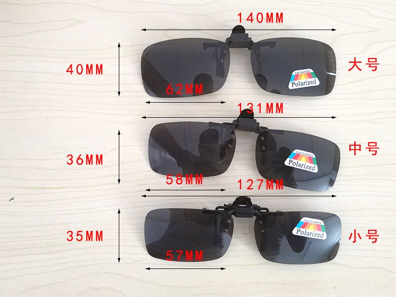 Gepolariseerde Clip Op Vissen Zonnebril Vissen Brillen SML Vis Sport Bril Lens driver bril