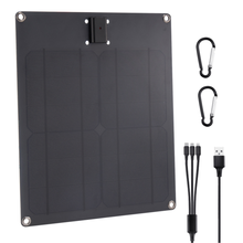 YO-15W 5V Monocrystalline Silicon Solar Panel Suit Outdoor Portable Mobile Phone Sports Camera Mobile Power Solar Charger