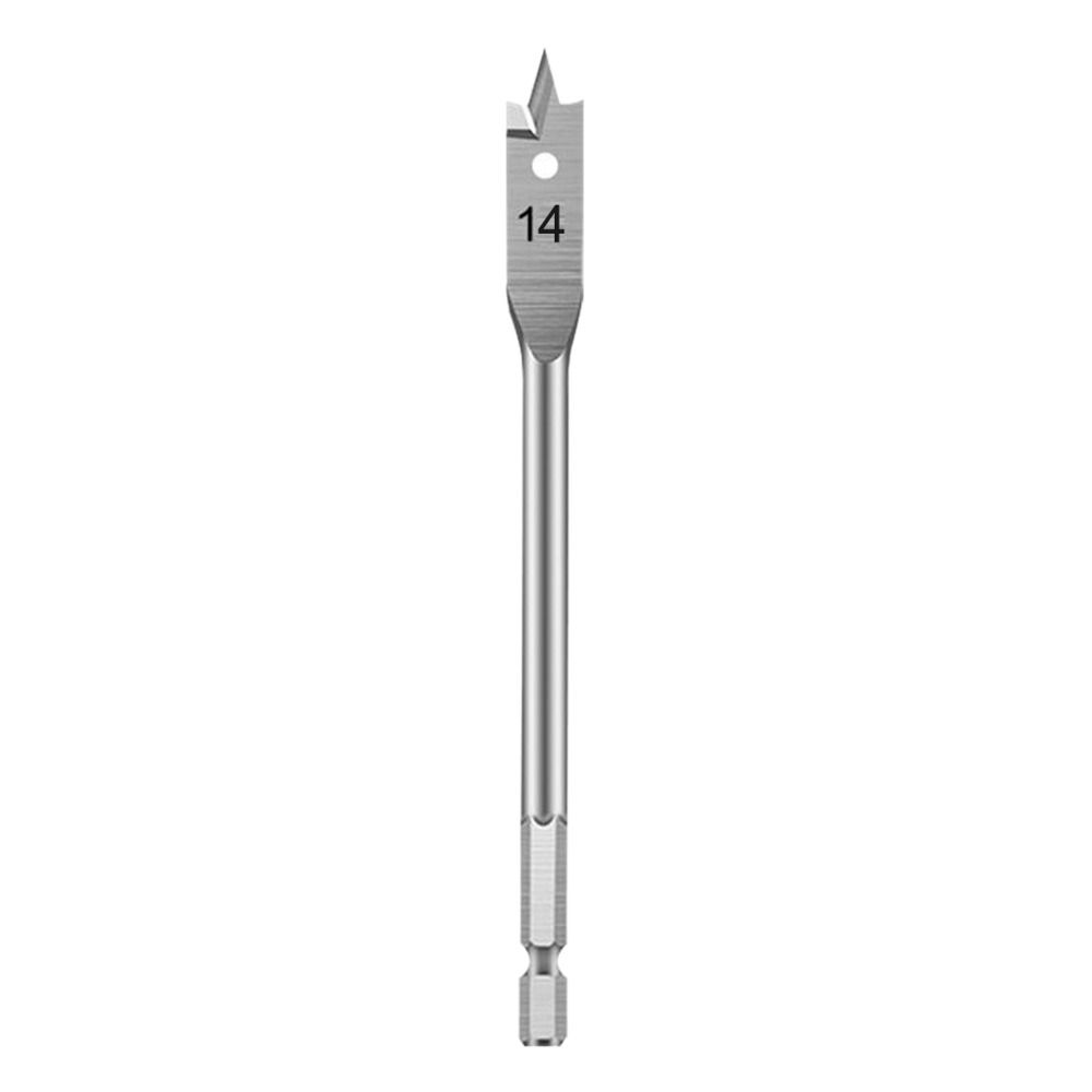 Juego de brocas planas de acero de alto carbono para madera, herramienta de carpintería duradera, Multifun-centional, 6-50mm